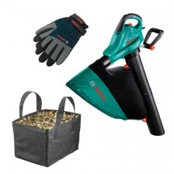 Bosch ALS 25 Elektrische Bladblazer met opvangzak en handschoenen